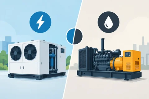 Elektrokühlung versus Dieselaggregat vergleichen