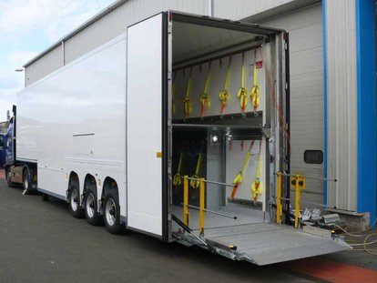 Doppeldeck-Kühlauflieger mit hoher Ladekapazität