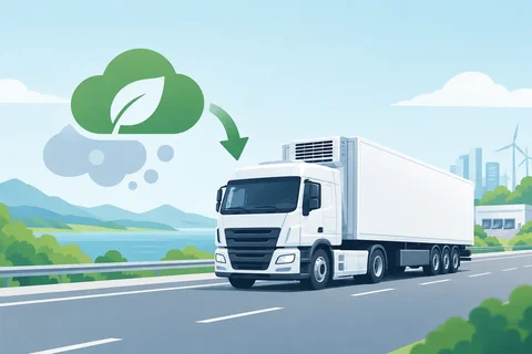 CO2 Reduktion bei Kühltransporten planen