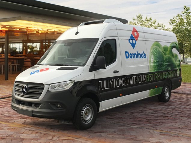 Mercedes-Benz eSprinter Kühlfahrzeug mit contourcool für energieeffiziente Kühltransporte
