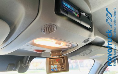 novotruck Kühlfahrzeuge - leading technology's. Kühltransporter - mit novotruck Srennwand-System blau 