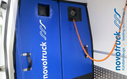 novotruck Kühlfahrzeuge - führende Technologie's. Kühlwagen - Wasserablauf offen