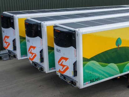 novotruck trailer ohne Diesel mit Elektro - umweltfreundliche Kälteanlagen 