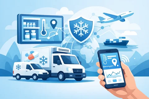 Pharma Kühlkette digital überwachen im Fuhrpark