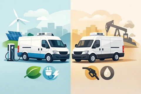 Elektro Kühltransporter Diesel Vergleich
