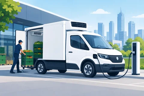 Praxistest elektrische Kühlfahrzeuge im Alltag