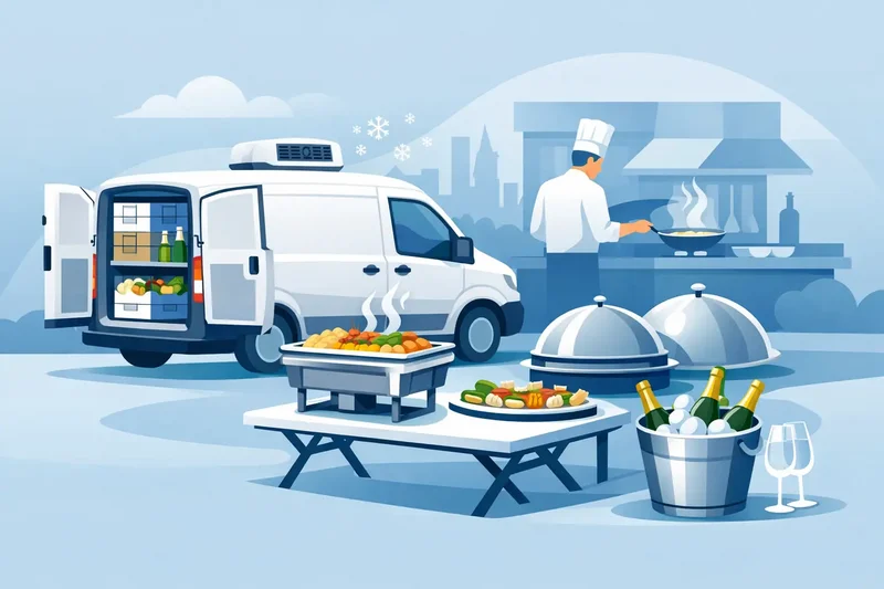 Kühlfahrzeug für Catering und Gastronomie